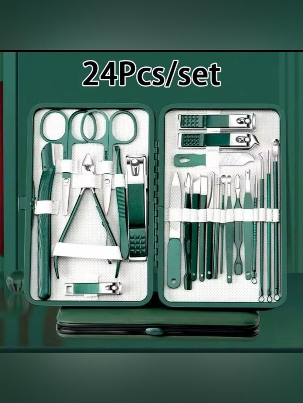 FIRM PRICE #1 Bestseller In 7 Manicure Sets 24pcs L-3.1in W-5.9in H-0.8in